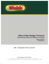 Webb WEV20PHT Original Instructions Manual