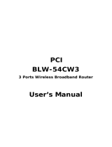 Planex SJ9-BLW54CW3 User manual