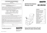 Sanyo HEC-DR6700K - Zero Gravity Massage Chair User manual