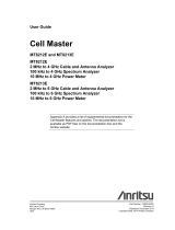Anritsu MT8213E User manual