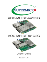Supermicro AOC-MHIBF-m1Q2G User manual