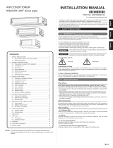 Fujitsu ARU24RGLX Installation guide