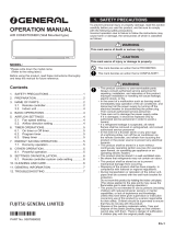 Fujitsu ASGG18CPTB-B Operating instructions