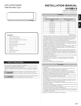 Fujitsu ASMG24CPTB Installation guide