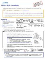 Extron FOXBOX Tx HDMI User manual