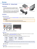 Extron 12G HD-SDI 101 User manual