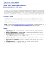 Extron CSVEQ 100 D User manual