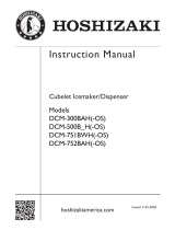 Hoshizaki DCM-752BAH-OS User manual