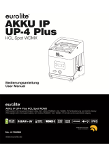 EuroLite Akku IP UP-4 Plus HCL Spot WDMX User manual