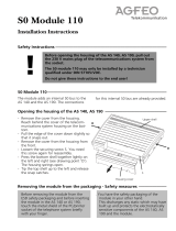 AGFEO S0-Modul 110 Installation guide