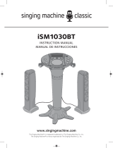 Singing Machine ISM1030BT User manual