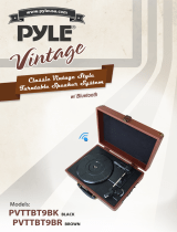 Pyle Vintage PVTTBT9BK Owner's manual