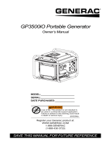 Generac GP3500iO G0071280 User manual