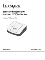 Lexmark MARKNET N7000 PRINT SERVER Owner's manual