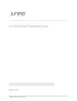 Juniper EX4550 User manual