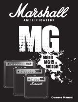Marshall MG15R Gold Owner's manual