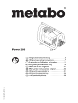 Metabo Power 260 Owner's manual