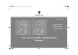 Porsche Junior Plus Seat ISOFIT Operating Instructions Manual