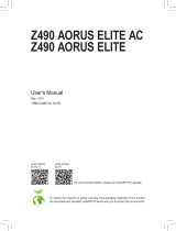 Gigabyte B460 AORUS PRO AC User manual
