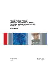 Tektronix WVR7020 User manual