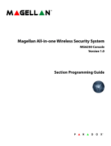 Magellan MG6250 Section Programming Manual