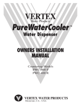 Vertex PureWaterCooler PWC-400 R Owners & Installation Manual