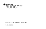 ROCCAT Burst Pro Quick setup guide