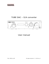 Nagra TUBE DAC User manual