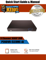 Security Camera King PENDVR-ELE8ME-AI User manual