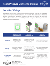 Setra SystemsLite™ Visual Room Pressure Indicator