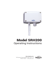 Setra SystemsSRH200 Humidity and Temp Transmitter