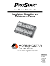 Morningstar ProStar PS-30 User manual