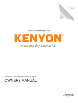 Kenyon B80405 Owner's manual