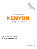 Kenyon SilKEN2® 2 Burner Trimline Owner's manual