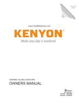 Kenyon Mediterranean 2 Burner Trimline Owner's manual