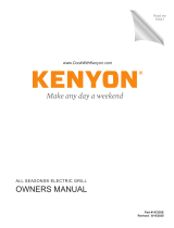 Kenyon Floridian Owner's manual