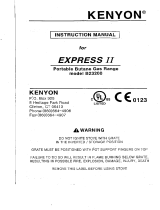 Kenyon Express II – B23200 Owner's manual