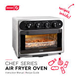 Dash Chef Series Air Fryer Oven Owner's manual