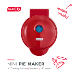 Dash Mini Pie Maker Owner's manual