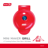 Dash Mini Maker Grill Owner's manual