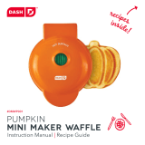 Dash Pumpkin Mini Waffle Maker Owner's manual