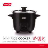 Dash Mini Rice Cooker Owner's manual
