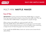 Dash Multi Mini Waffle Maker Quick start guide