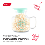 Dash Microwave Popcorn Popper Owner's manual