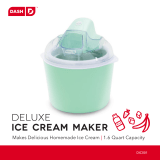Dash Deluxe Ice Cream Maker User manual