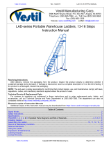 Vestil LAD-EZ (13-16 Steps) Series Owner's manual