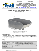 Vestil Galvanized H series hoppers Owner's manual