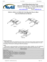 Vestil DGS-AG Owner's manual