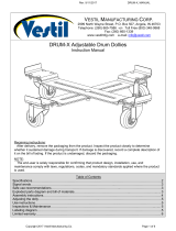 Vestil DRUM-X Series User manual