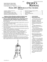 Vestil HPC-400 Owner's manual
